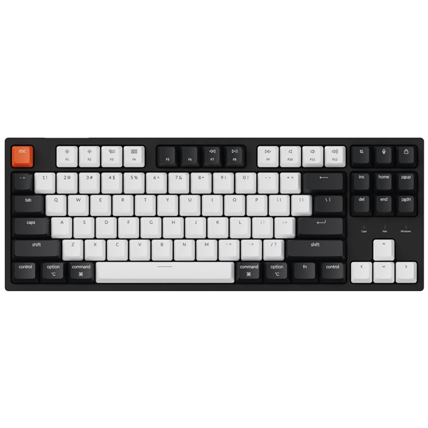 Keychron C G Tkl Red Switch White Led Hot Swap Gateron G Pro Mechanical