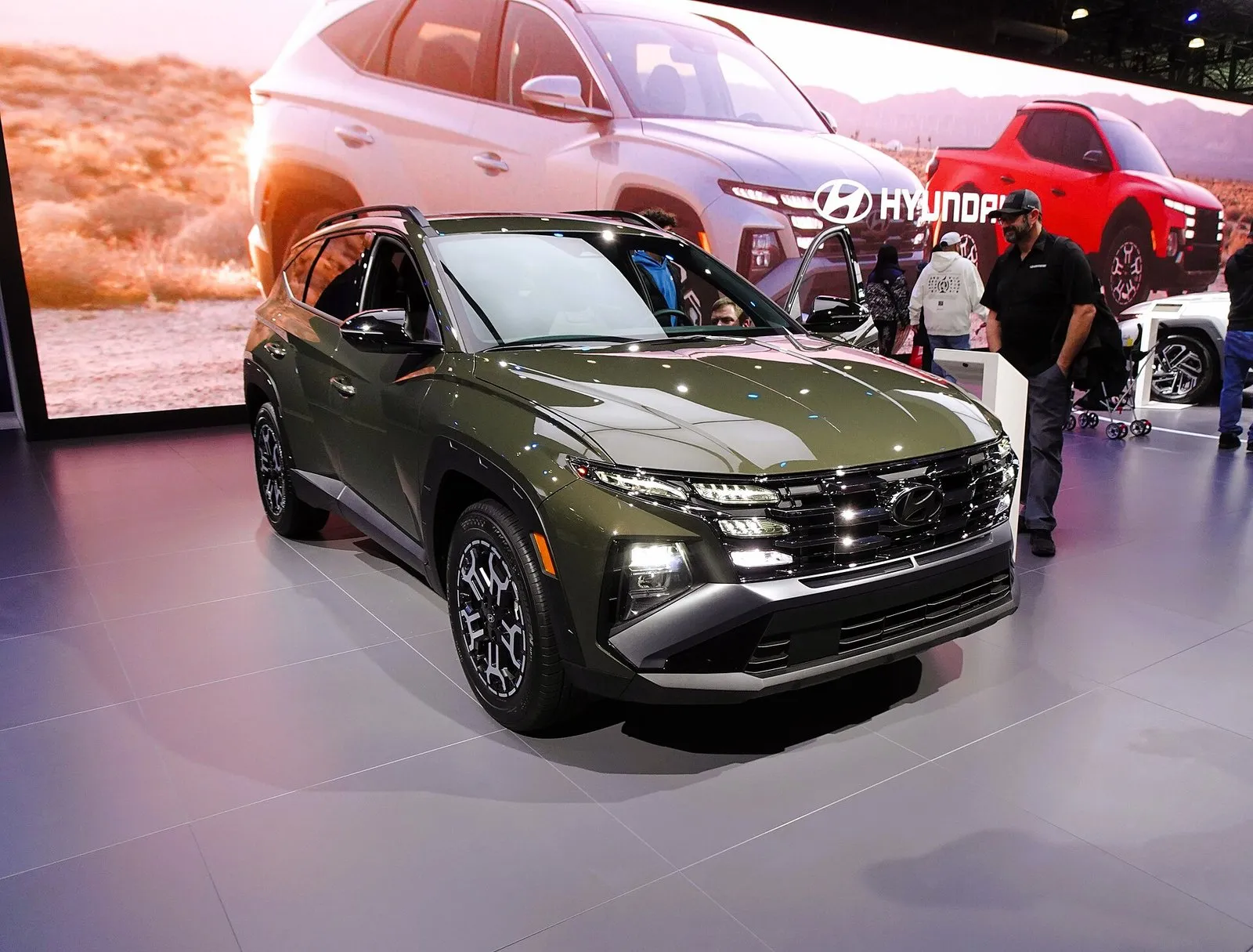 Фара правая LED Hyundai Tucson NX4, оригинал