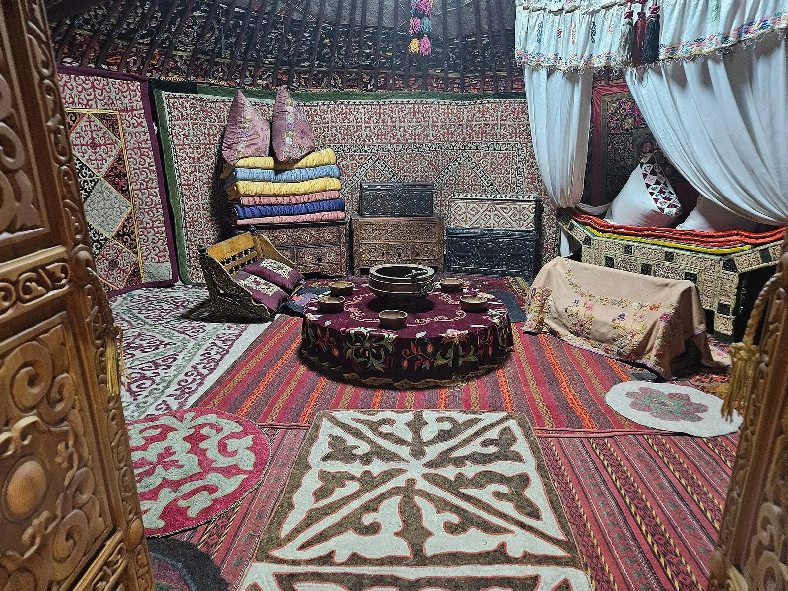 Корпе ручной работы, шерсть, 4 штуки