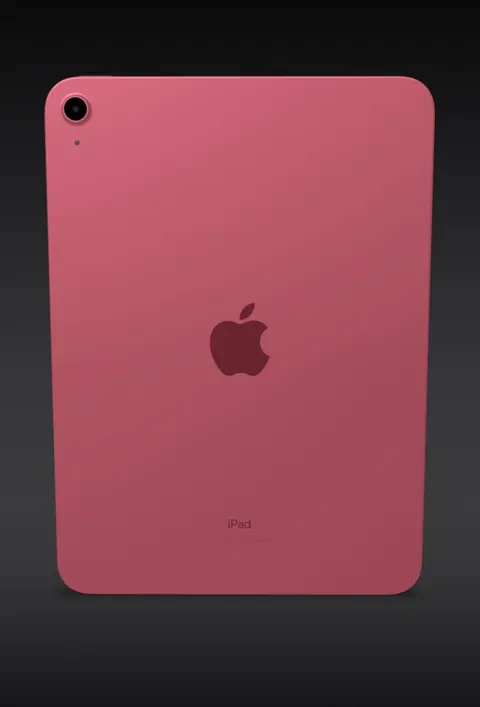 iPad 10 поколения 64 ГБ Wi-Fi, розовый, с чехлом