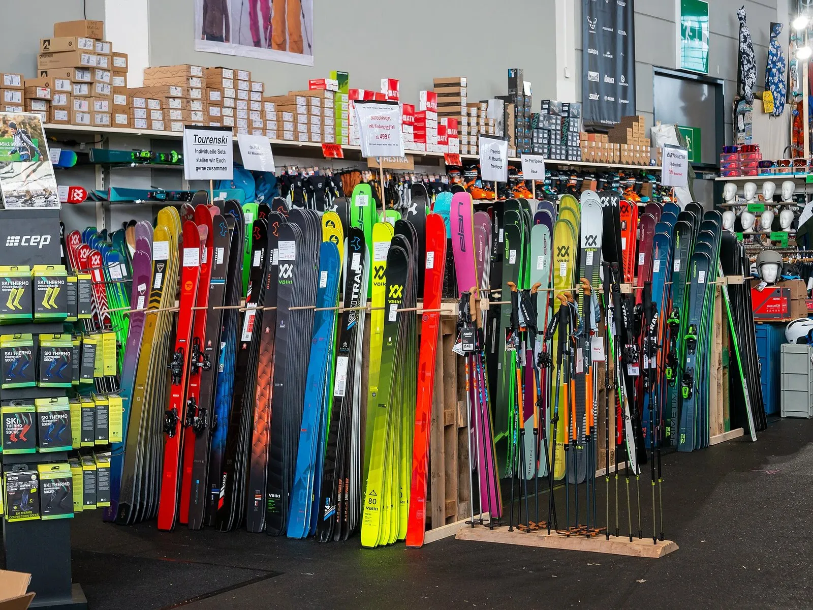 Горные лыжи Rossignol 163 см с креплениями — 4 фотоның 4-сі
