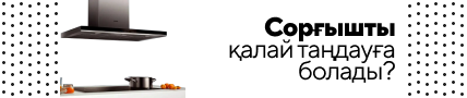 Сорғышты қалай таңдауға болады?