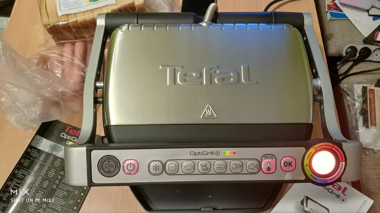 Tefal optigrill gc712d34