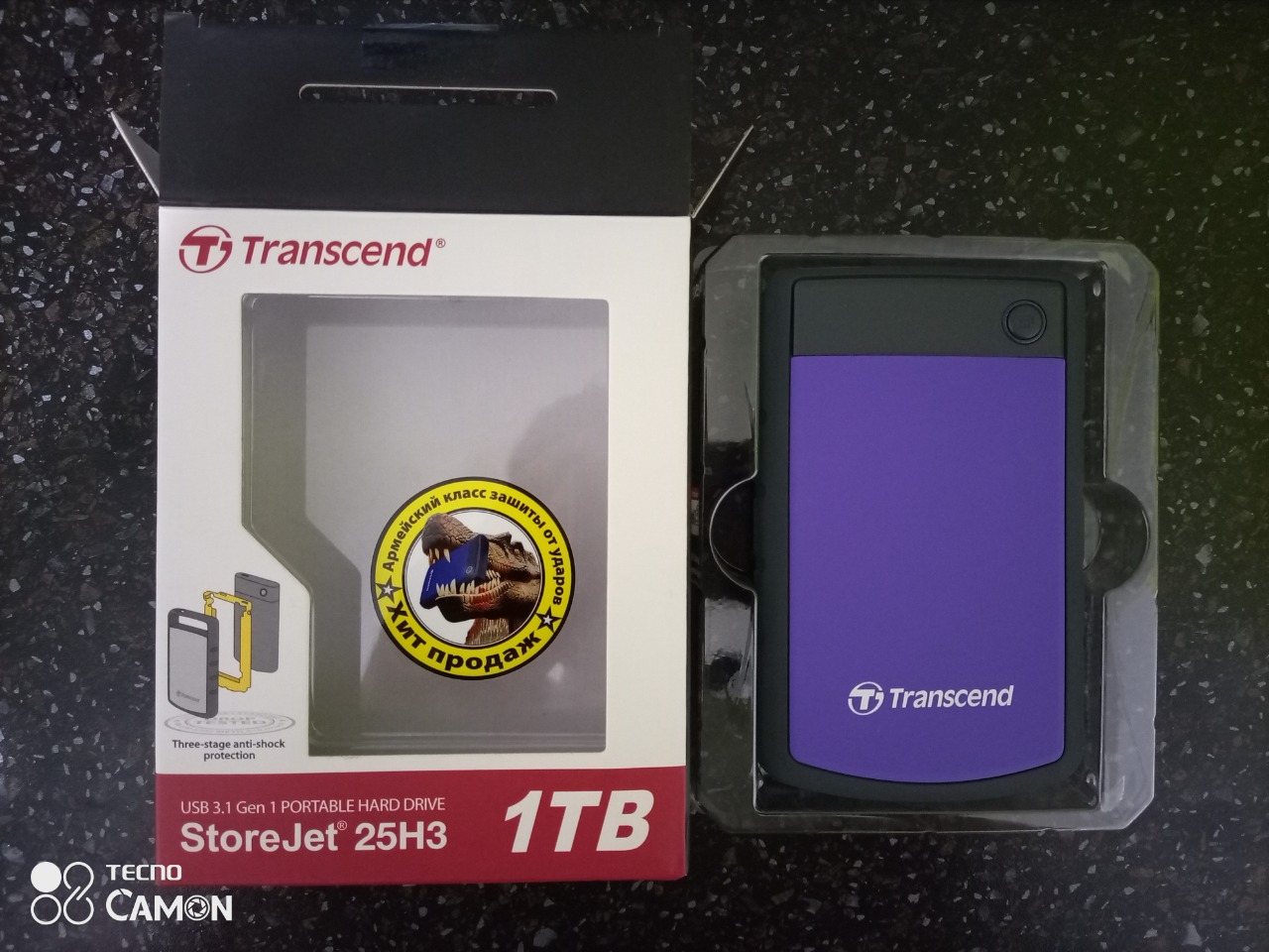 Внешний жесткий диск Transcend TS1TSJ25H3P в Алматы - цены, купить в ...