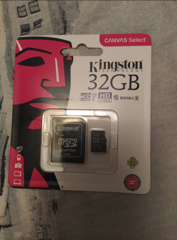 Kingston canvas select plus microsdhc 32 гб. Kingston Canvas select Plus MICROSDHC 32 ГБ [sdcs2/32gb].