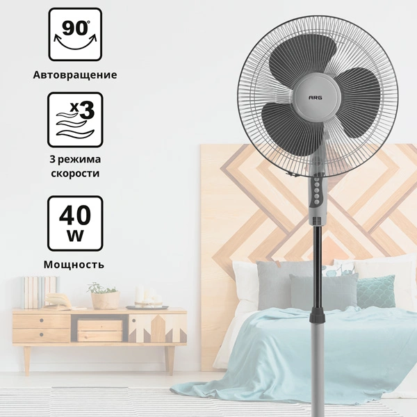 Вентилятор ARG FS40-602(N) White - фото 2