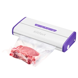 Вакууматор Kitfort КТ-1514-1 бело-фиолетовый КТ-1514-1