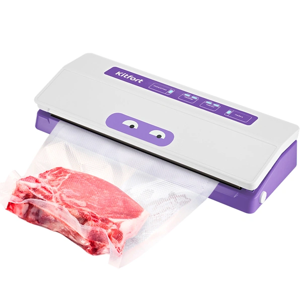 Вакууматор Kitfort КТ-1523-1 бело-фиолетовый