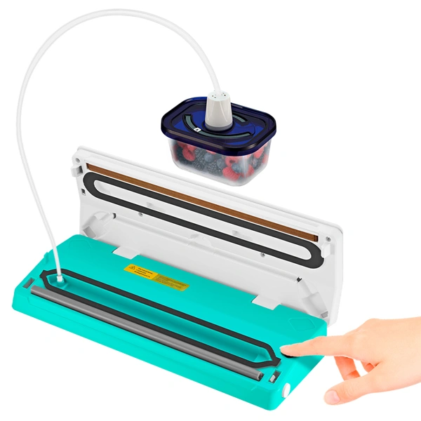 Вакууматор Kitfort КТ-1523-3 бело-бирюзовый - фото 5