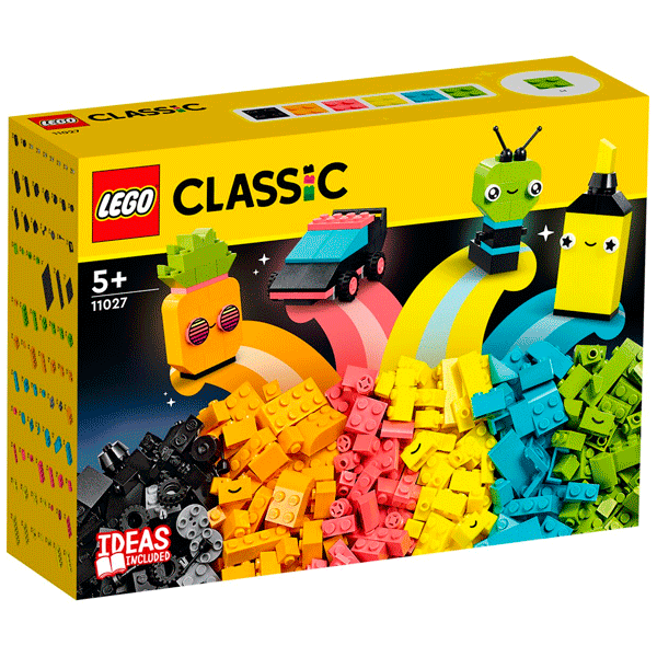 Конструктор LEGO Классика Креативное неоновое веселье (11027) / 333 детали