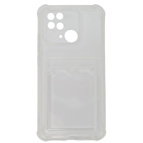 Чехол Acron с визитницей для Xiaomi Redmi Note 10C Transparent