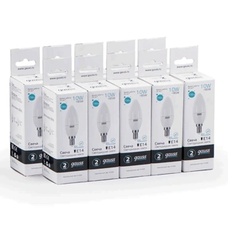 LED лампа Gauss Свеча 10W E14 730 lm 4100K  33120 - фото 6