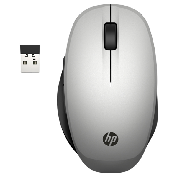 Беспроводная мышь HP 6CR72AA Dual Mode Silver Mouse 300 Euro