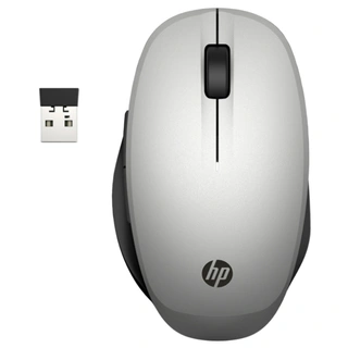 Беспроводная мышь HP 6CR72AA Dual Mode Silver Mouse 300 Euro - фото 2