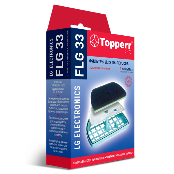 Комплект фильтров Topperr для пылесосов LG 1152 FLG 33