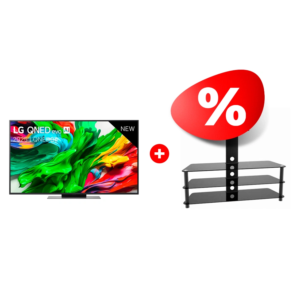 Жиынтық ARG сөресі TP2003L 60″ + LG QNED теледидары 55QNED86A6A 