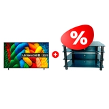 Комплект ТВ тумба Стеклокомплекс ТV-SR 921/4 + LED телевизор LG 65NANO81A6A 