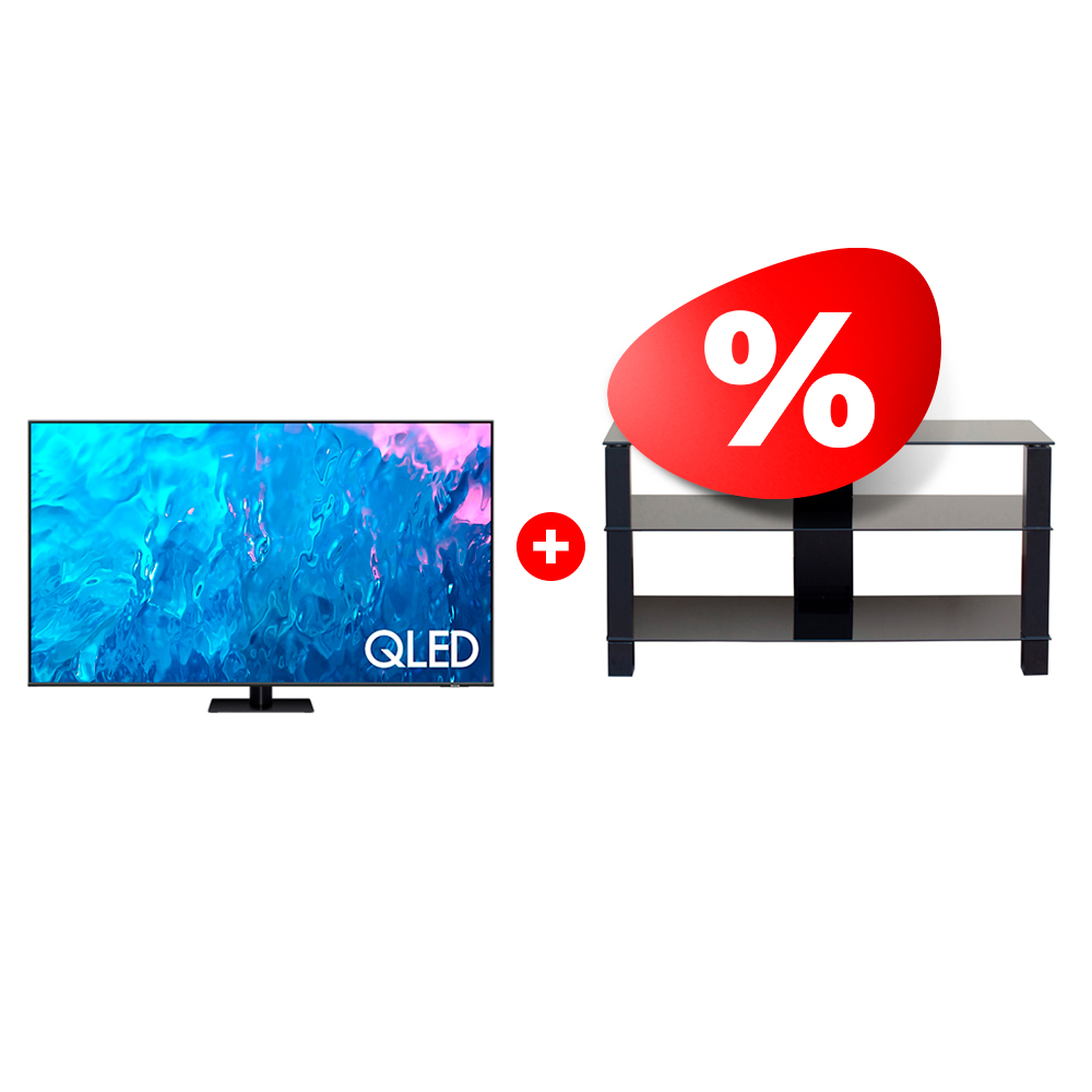 Комплект ТВ тумба Mart Рим 46″ + QLED TV Samsung QE75Q70CAUXCE 