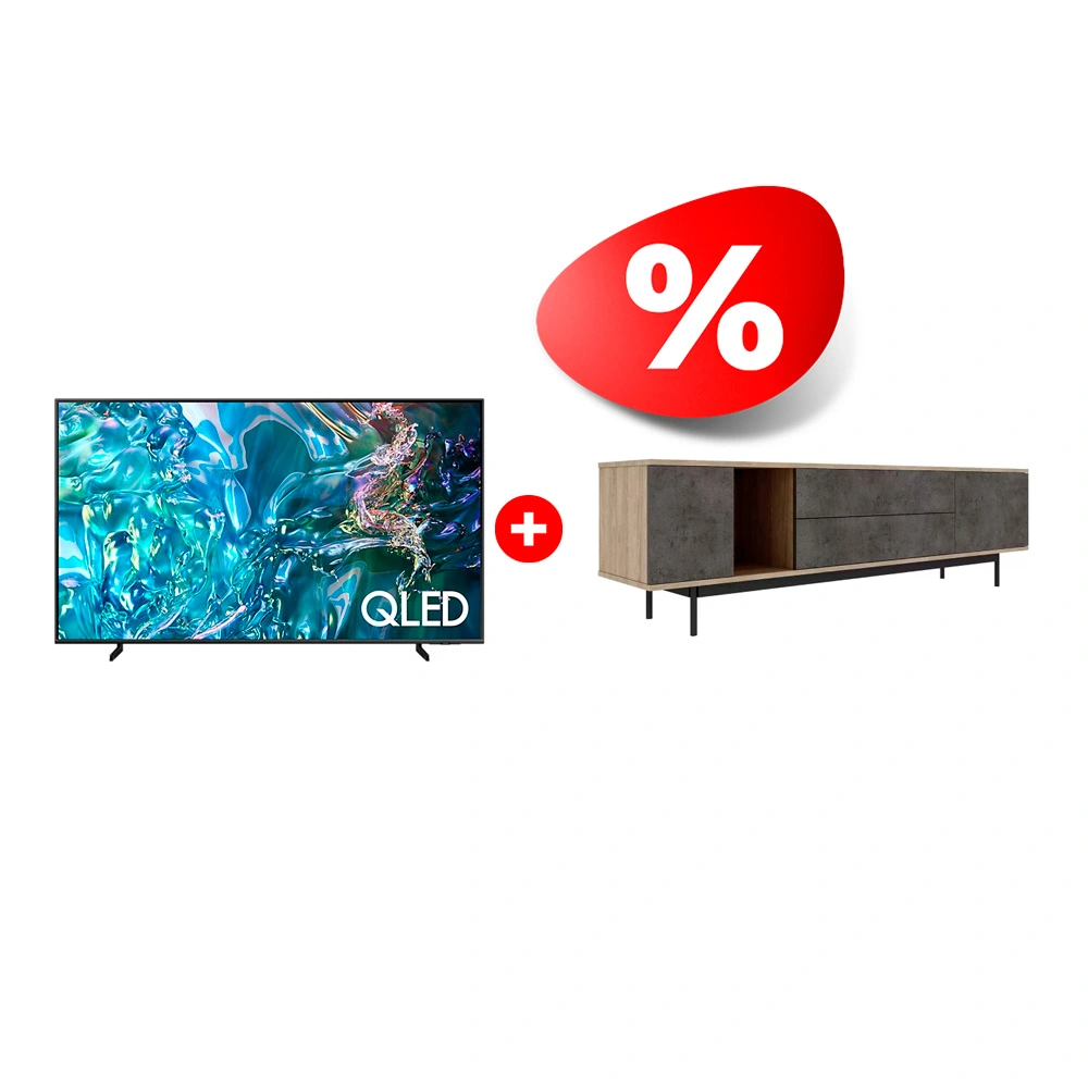 Жиынтық Mart сөресі Агат 1800 85″ + QLED телевизор Samsung QE55Q60DAUXCE 