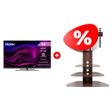 Комплект ТВ тумба Mart Плаза-Консоль 50″ + LED телевизор Haier 55 Smart TV AX Pro 