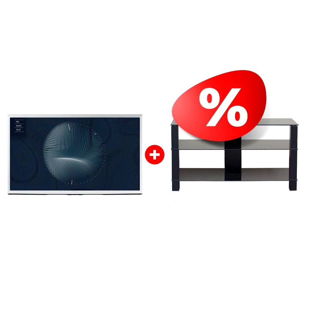 Жиынтық Mart сөресі Рим 46″ + QLED Samsung теледидары The Serif QE55LS01BAUXCE 