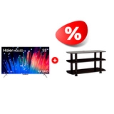 Комплект ТВ тумба Elenberg T3005 + HQLED телевизор Haier 55 S3