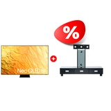 Комплект ТВ тумба Mart Универсал 65″ + Neo QLED 8K телевизор Samsung QE75QN800BUXCE