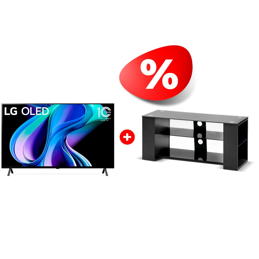 Комплект ТВ тумба Mart + OLED телевизор LG Готика 42″ + OLED65A3RLA