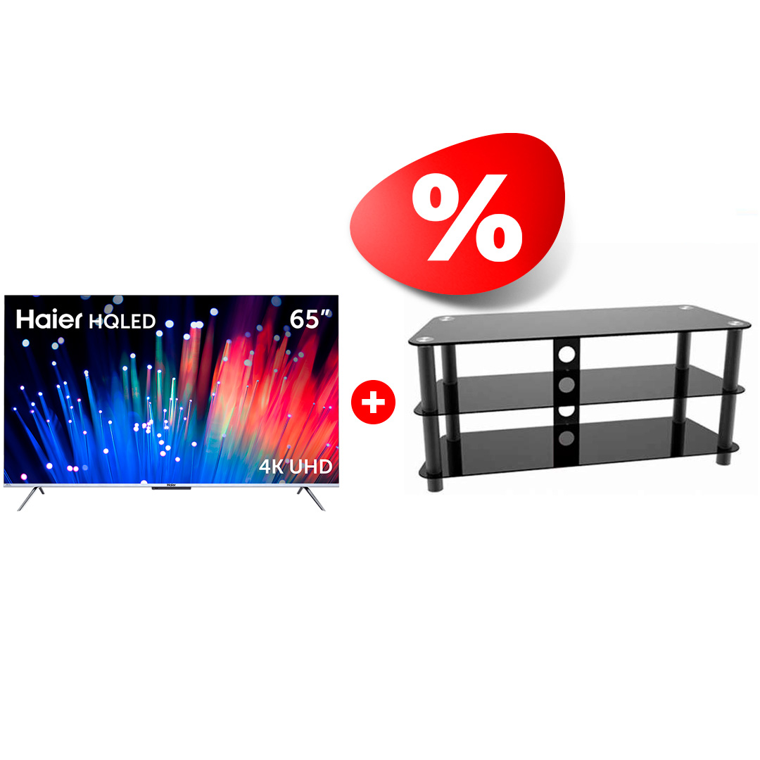 Комплект ТВ тумба ARG + HQLED телевизор Haier TP2001M 50″ + 65 S3 - фото 2