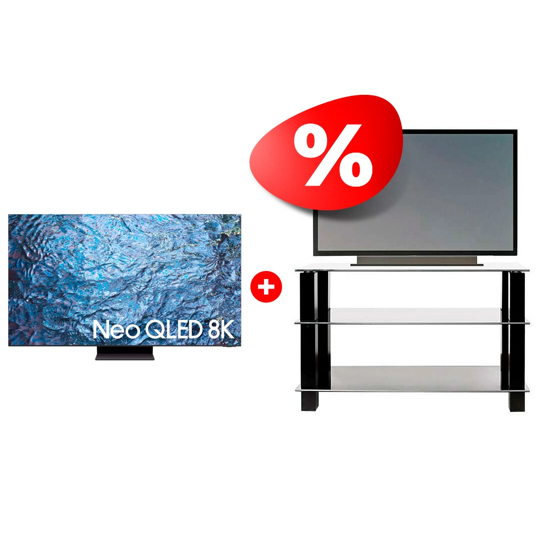 Комплект ТВ тумба Mart + Neo QLED 8K телевизор Samsung Эдельвейс 42″ + QE75QN900CUXCE