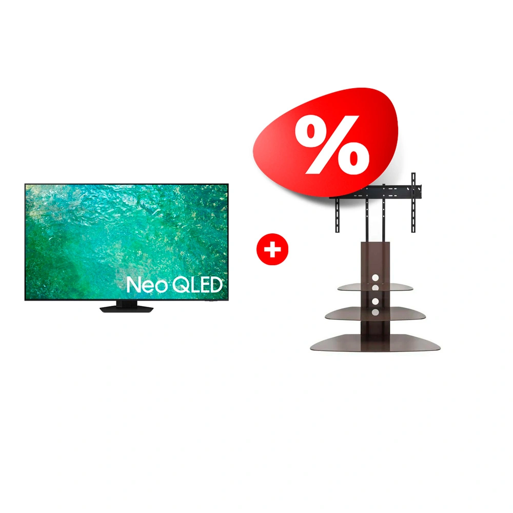Комплект ТВ тумба Mart Плаза-Консоль 50″ + Neo QLED телевизор Samsung QE85QN85CAUXCE 