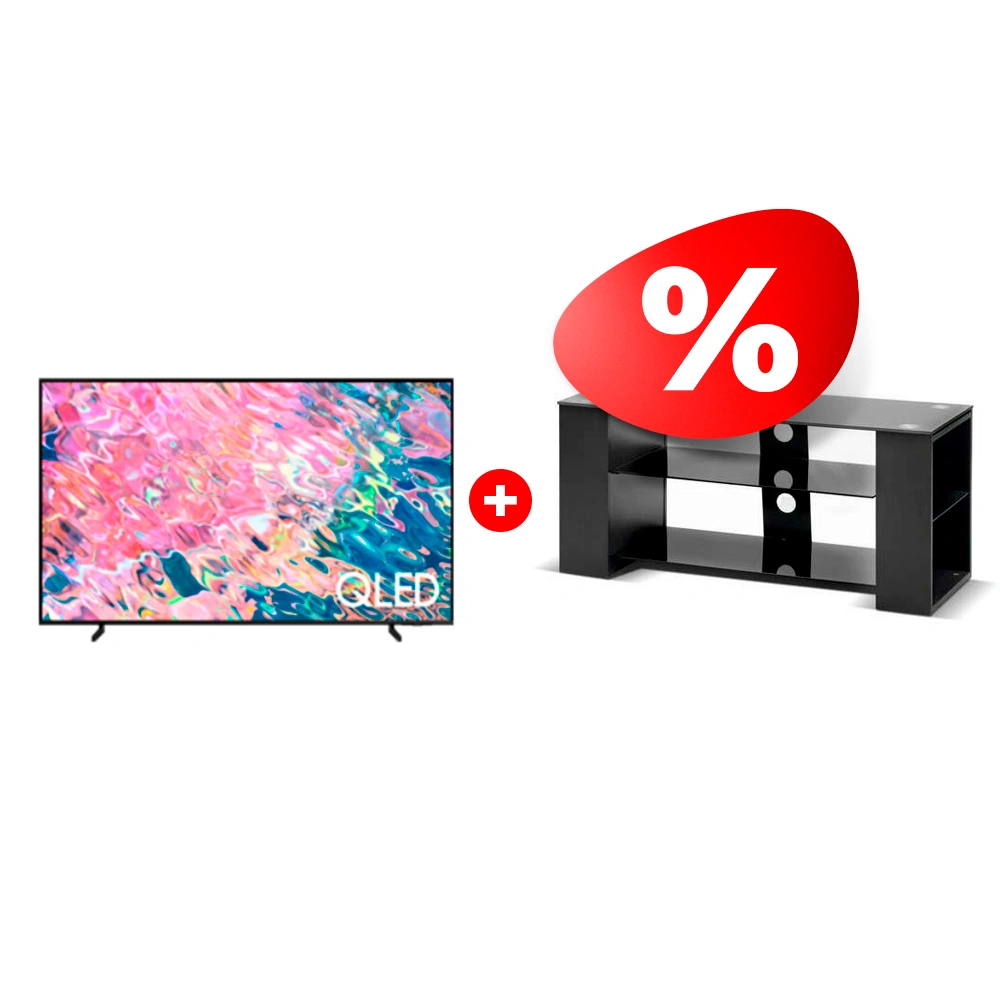 Комплект ТВ тумба Mart Готика 42″ + QLED телевизор Samsung QE55Q60BAUXCE 