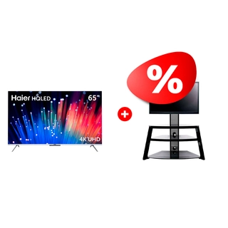 Жиынтық Mart сөресі Кристалл К 65″ + HQ LED Haier теледидары 65 S3 