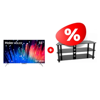 Жиынтық Elenberg сөресі TP2001M + HQ LED Haier теледидары 55 S3 