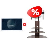 Жиынтық Mart сөресі Плаза-Консоль 50″ + QLED Samsung теледидары The Serif QE55LS01BAUXCE 