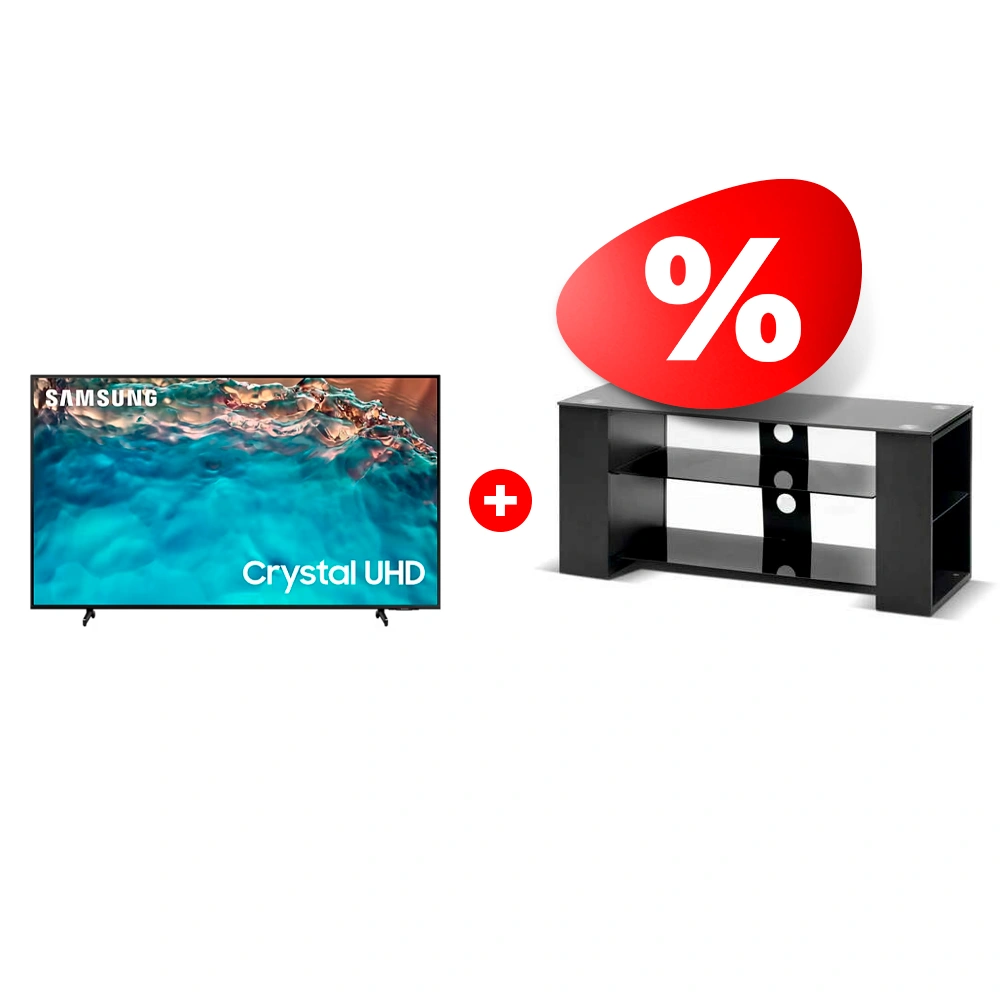 Жиынтық Mart сөресі Готика 42″ + LED TV Samsung  UE85BU8000UXCE 