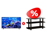 Жиынтық ARG сөресі T3005 50″ + Dauscher LED теледидары LD55AU7100 