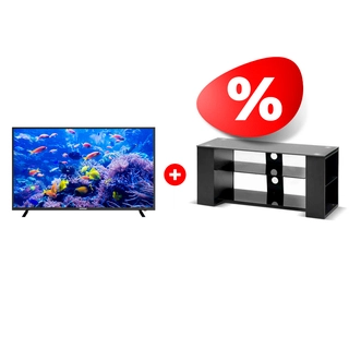 Комплект ТВ тумба Mart Готика 42″ + LED телевизор Dauscher LD55AU7100 