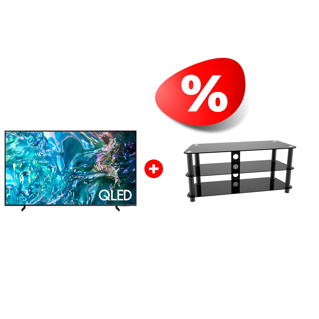 Комплект ТВ тумба Elenberg TP2001M + QLED телевизор Samsung QE55Q60DAUXCE