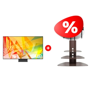 Комплект ТВ тумба Mart Плаза-Консоль 50″ + QLED телевизор Samsung QE55Q95TAUXCE 