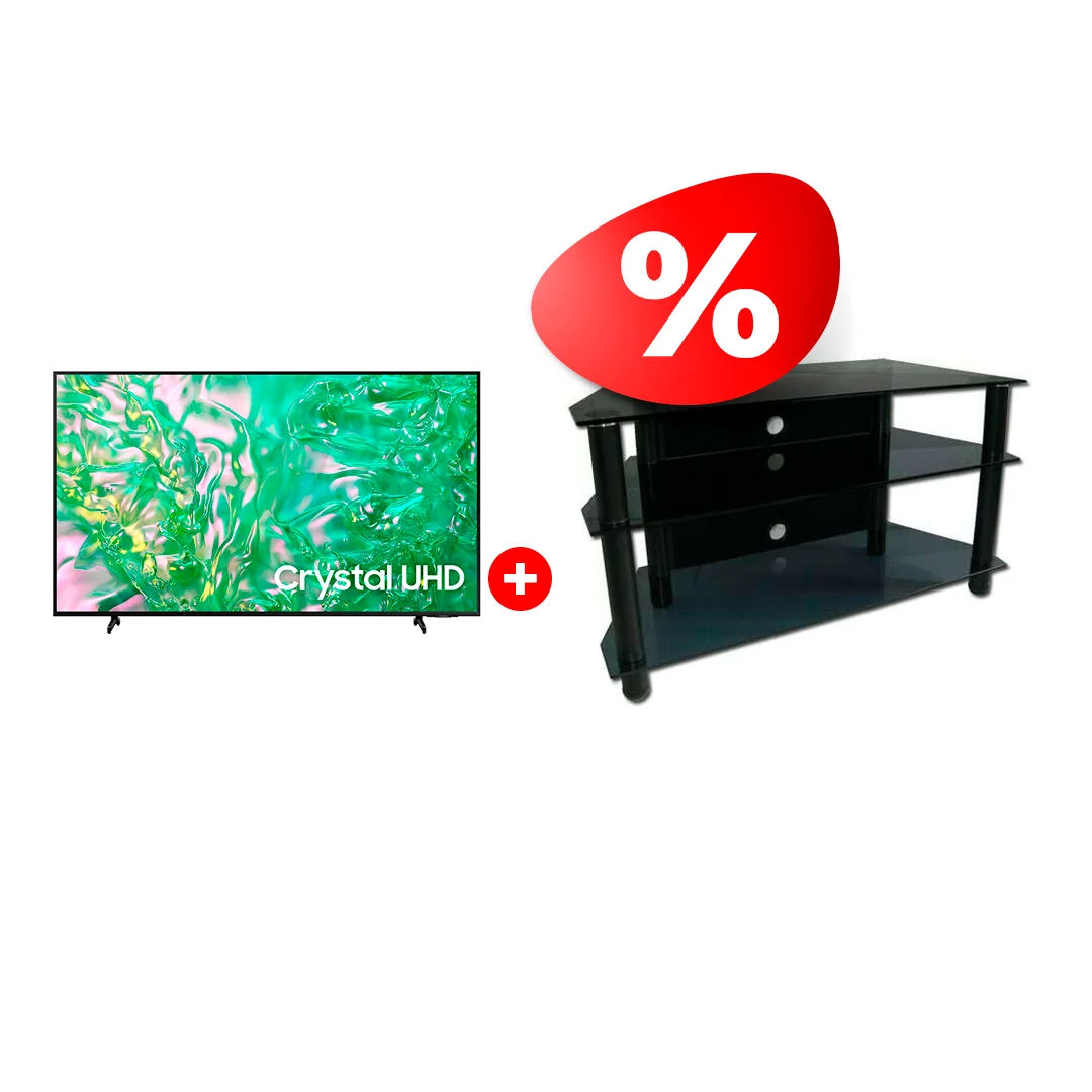 Комплект ТВ тумба Стеклокомплекс ТV-SR 921/3 + LED телевизор Samsung UE75DU8000UXCE 