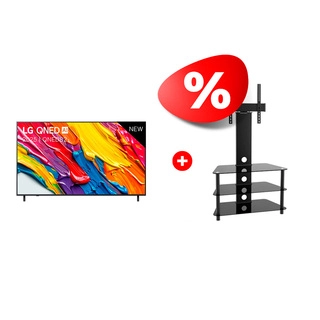 Комплект ТВ тумба ARG TP2003S 47″ + QNED телевизор LG 86QNED82A6B 