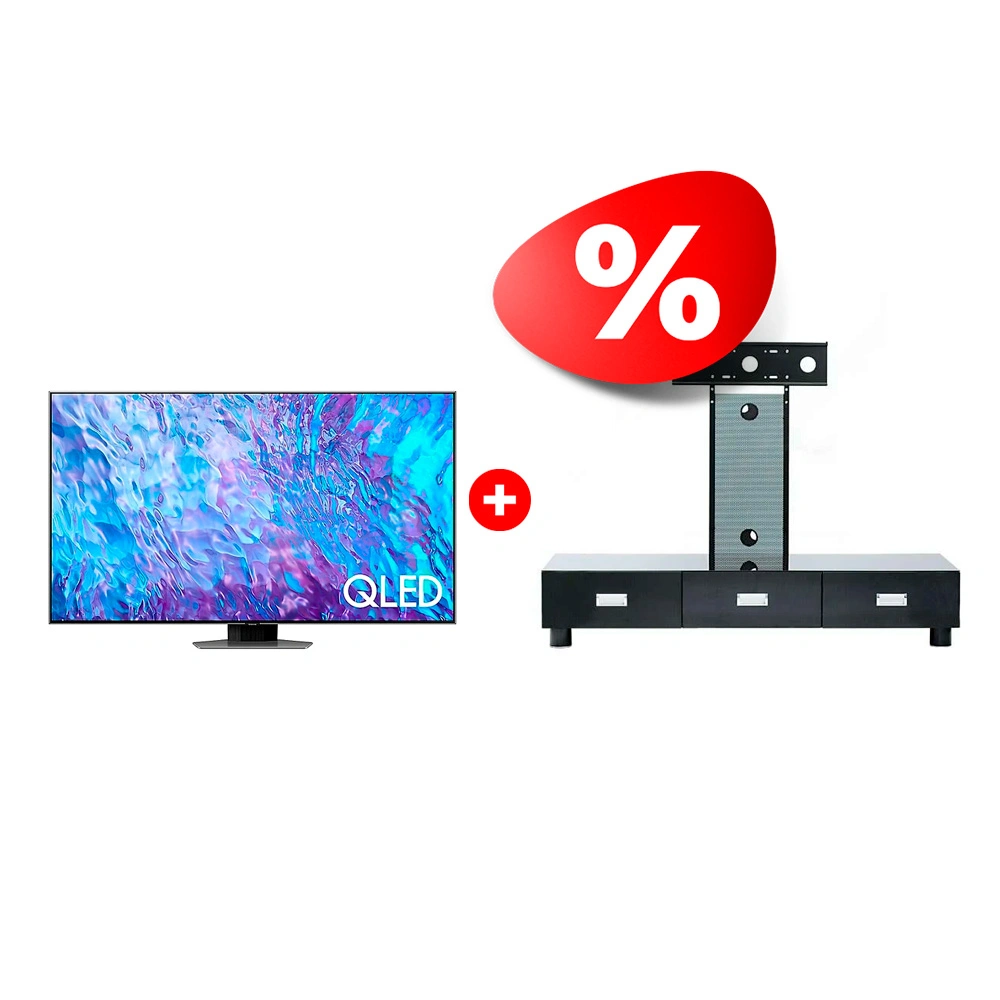 Жиынтық Mart сөресі Универсал 65″ + QLED телевизор Samsung QE65Q80DAUXCE 