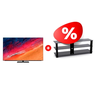 Комплект ТВ тумба ARG T4004XL + OLED телевизор Haier 77 OLED S9 Pro 