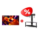 Комплект ТВ тумба Mart Аврора 42″ + OLED телевизор LG OLED55G4RLA 