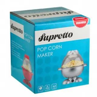 Попкорн дайындауға арналған құрал Supretto Pop Corn Maker