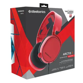 Гарнитура игровая SteelSeries Arctis 3 Solar Red