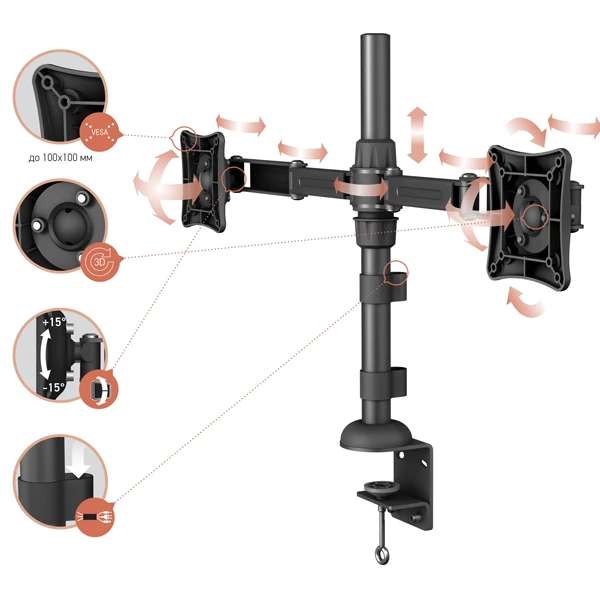 Vobix кронштейні VX 2646 17″ - 26″ - фото 3