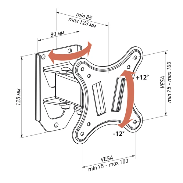 Кронштейн Vobix VX 2902 - фото 3