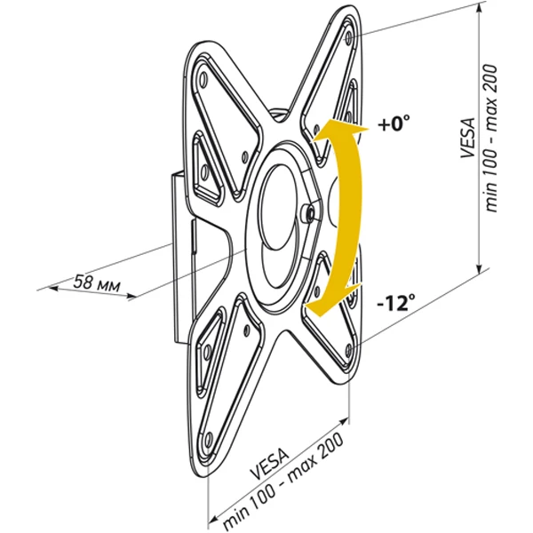Vobix кронштейні VX 4011 26″ - 40″ - фото 3